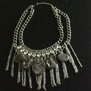 Silver Costume Jewelry Necklace
